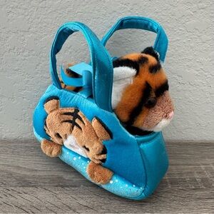 Aurora Fashionable Fancy Pals Peek-A-Boo Tiger stuffed animal set 7”